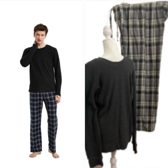 EC Eddie Bauer Two Piece Men’s Winter PJ Set Size Large (36-38W) - Picture 2 of 13